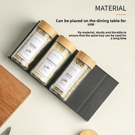 Drawer Organizer – Adjustable Spice Rack for Seasoning Bottles